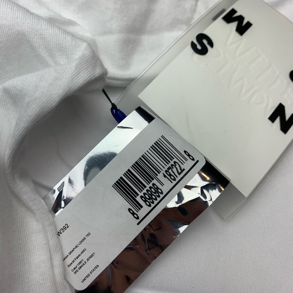 SIMON MILLER Auto Club Crew Neck Shirt White Women's Size M - Picture 5 of 6